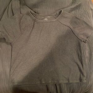 American Eagle Grey Waffle shirt